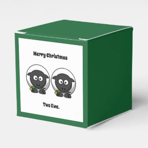 Merry Christmas Two Ewe To You Cartoon Favour Box