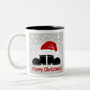 Merry Christmas Two-Tone Coffee Mug