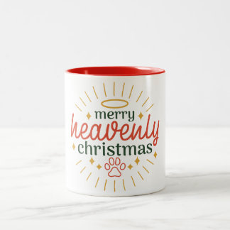 Merry Christmas Two-Tone Coffee Mug