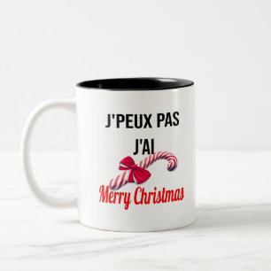 Merry Christmas Two-Tone Coffee Mug