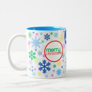 Merry Christmas! Two-Tone Coffee Mug