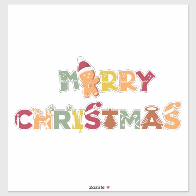 Merry Christmas Typography (Sheet)