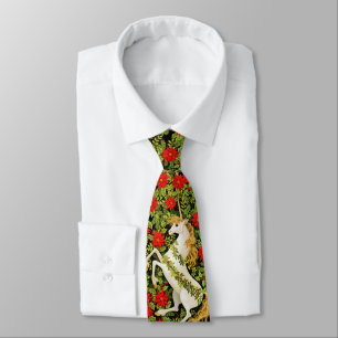 Merry Christmas Unicorn Red Green White Tie