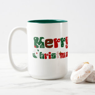 Merry Christmas Unisex  & Kids Clothing Two-Tone Coffee Mug