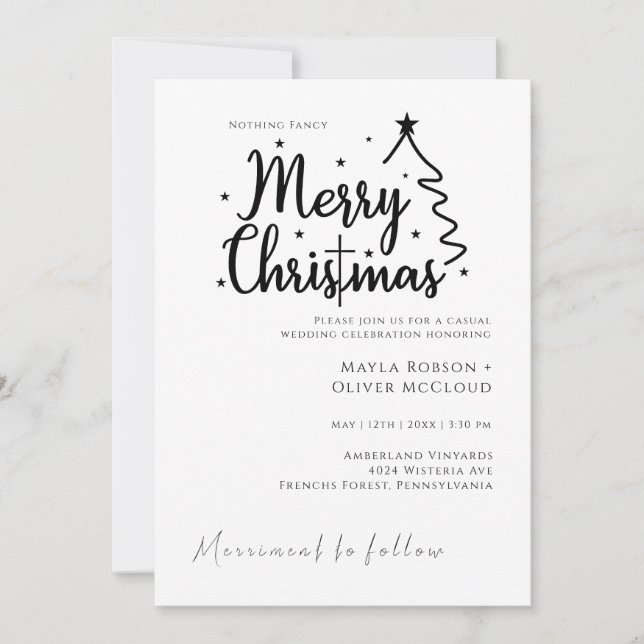 Merry Christmas vibes Mama christian cross Wedding Invitation (Front)
