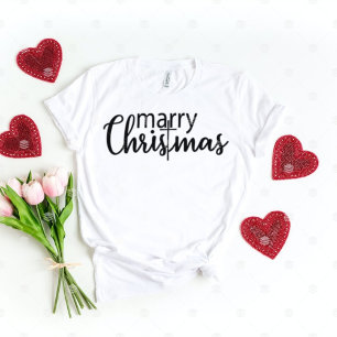 Merry Christmas vibes Mama christian cross Womens T-Shirt