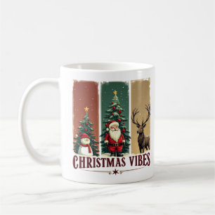 Merry Christmas Vibes Only Xmas Coffee Mug
