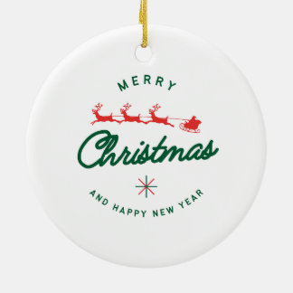 Merry Christmas Vibes Ornament