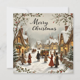 Merry Christmas Vintage Card