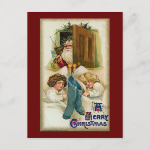 "Merry Christmas" Vintage Christmas Holiday Postcard