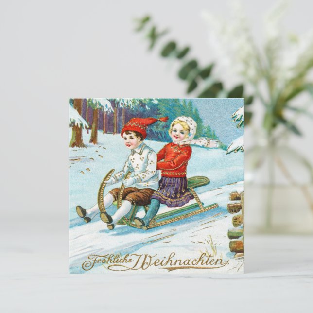 Merry christmas vintage holiday  (Standing Front)