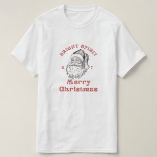Merry Christmas Vintage Santa T-Shirt – 