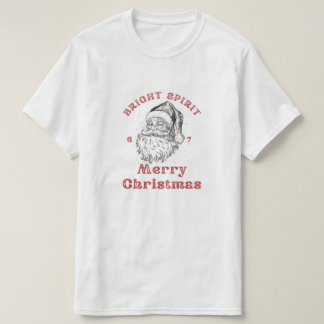 Merry Christmas Vintage Santa T-Shirt – 