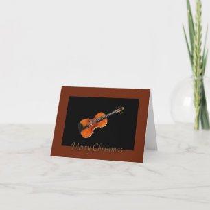 Merry Christmas Violin Card