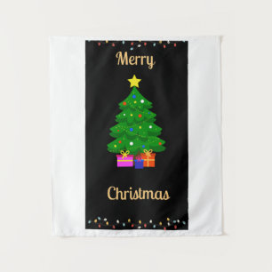 Merry Christmas wall art Tapestry