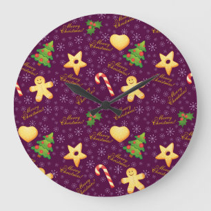 Merry Christmas Wall Clock