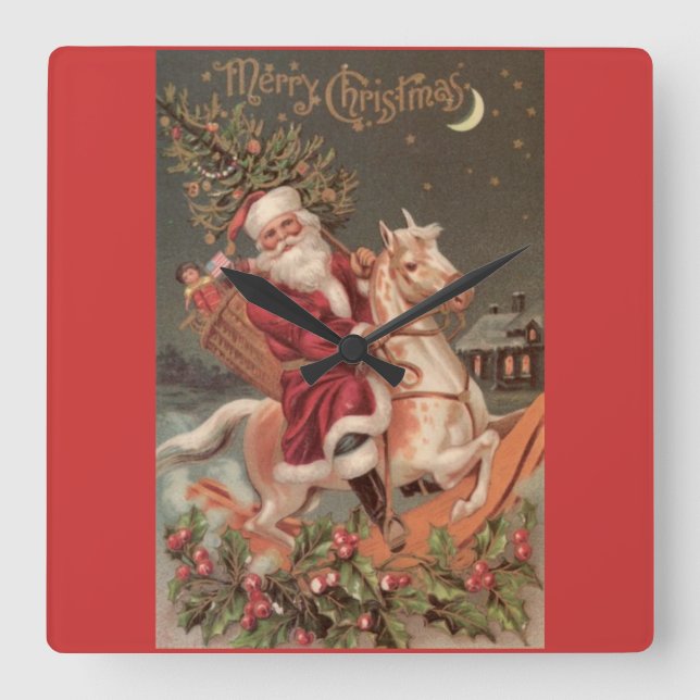 Merry Christmas wall clock (Front)