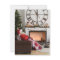 Merry Christmas Warm and Cosy Fireplace Santa
