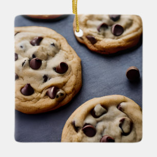 Merry Christmas Weir-dough Funny Cookie Pun Ceramic Ornament