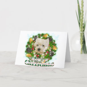 Merry Christmas Westie Holiday Card