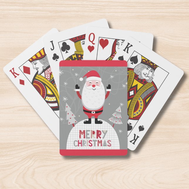 Merry Christmas Whimsical Santa Playing Cards (Creator Uploaded)