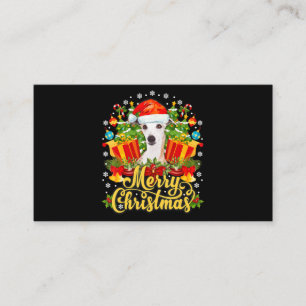Merry Christmas Whippet Mum Dad Xmas Enclosure Card