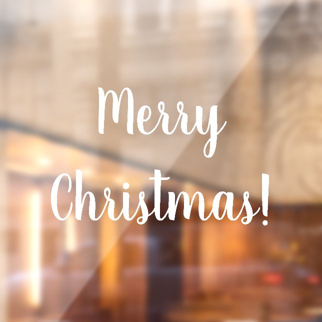 Merry Christmas White Typography Script Festive (Sheet 2)