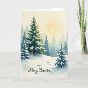 Merry Christmas Winter Wonderland Card
