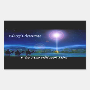 Merry Christmas - Wise men still seek Him sticker