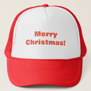 Merry Christmas Wishes Elegant Love Peace-Cap Trucker Hat