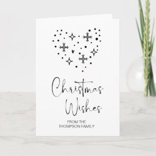 Merry Christmas Wishes for Family and Friends Card