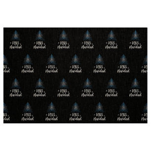 Merry Christmas with Argentina flag Fabric