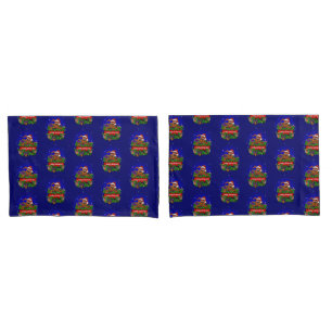Merry Christmas with Christmas Rabbit Pillowcase