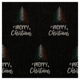 Merry Christmas with Ireland flag Fabric