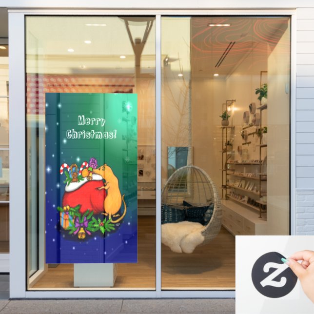 Merry Christmas with Rat Prince (Store Window)