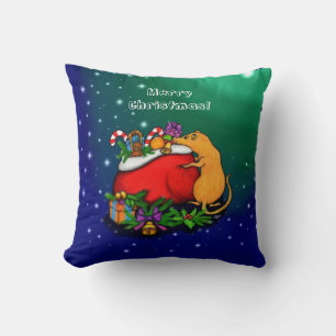 Merry Christmas with Rat Prince Cushion