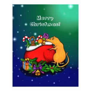 Merry Christmas with Rat Prince Gallery Wrap Photo Print