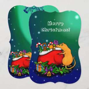 Merry Christmas with Rat Prince Invitation