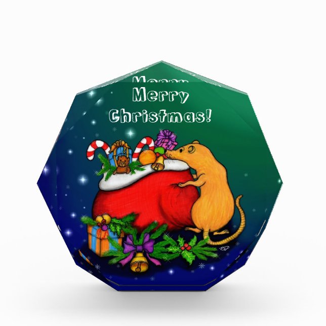 Merry Christmas with Rat Prince Photo Block (Front)