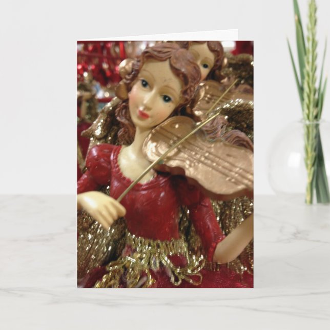 MERRY CHRISTMAS WITH THIS SPECIAL ANGEL HOLIDAY CARD (Front)