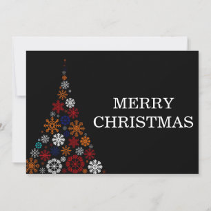Merry Christmas with Tree Holiday Card