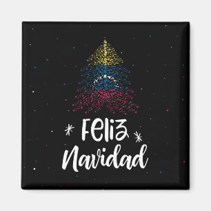 Merry Christmas with Venezuela flag Magnet