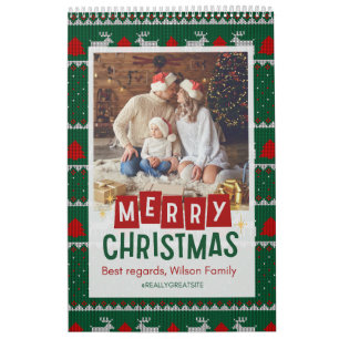 Merry Christmas With Wilson's Family Calendar