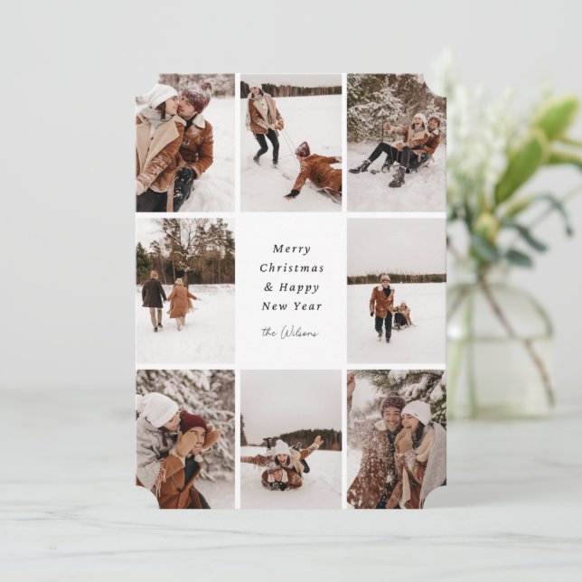 Merry Christmas with Wilson's Family Holiday Card (Standing Front)