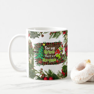 Merry Christmas with Winter Reindeer holiday gift  Coffee Mug
