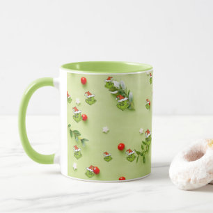 Merry Christmas with Winter Reindeer holiday gift Mug