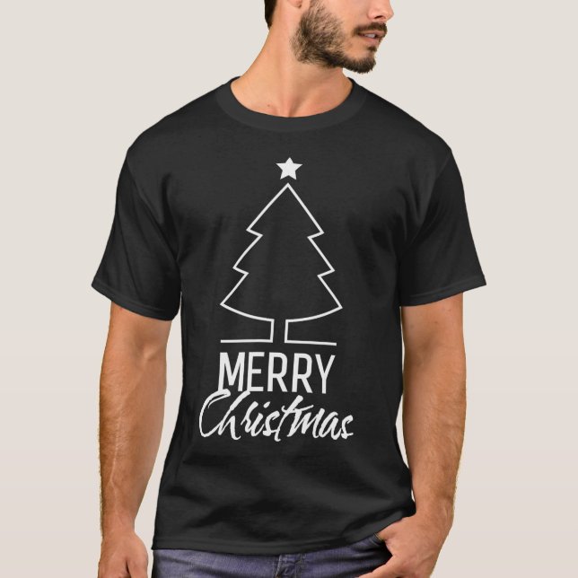 Merry Christmas Women Men Kids Boys Girls Xmas Tre T-Shirt (Front)