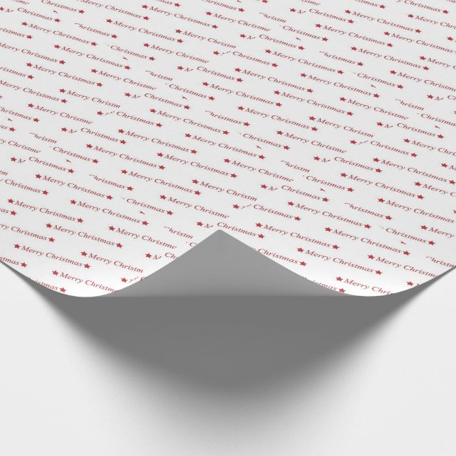 Merry Christmas Wrapping Paper (Corner)