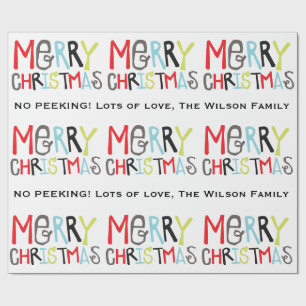 Merry Christmas   Wrapping Paper