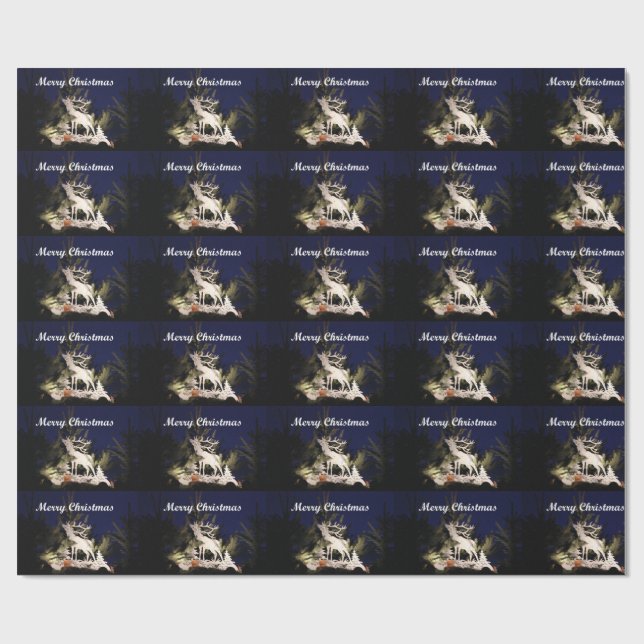 Merry Christmas Wrapping Paper (Flat)